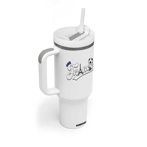 France Soccer Supporter Tumbler With Handle Game Day French Football Gift TS12 Print Your Wear