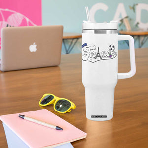 France Soccer Supporter Tumbler With Handle Game Day French Football Gift TS12 Print Your Wear