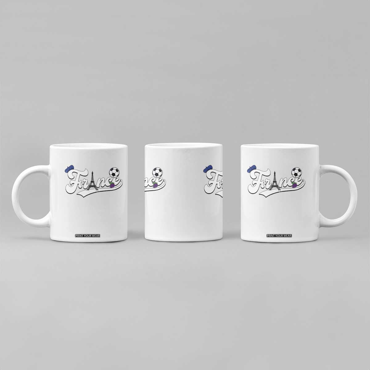 France Soccer Supporter Coffee Mug Game Day French Football Gift TS12 Print Your Wear