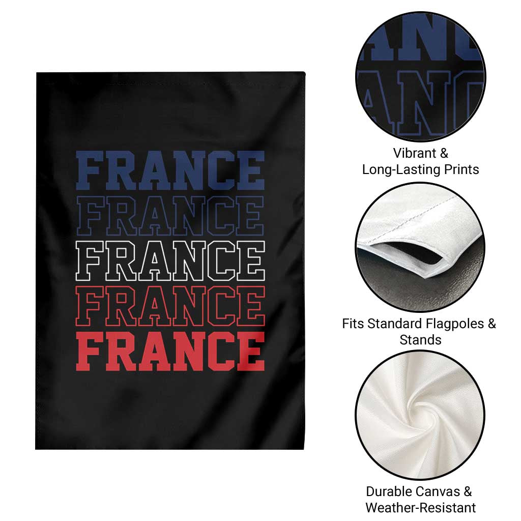 France Pride French Flag Patriotic Supporter Garden Flag TS12 Print Your Wear