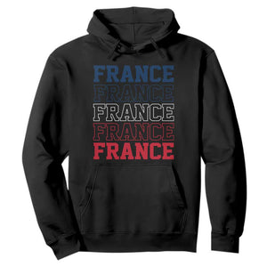 France Pride French Flag Patriotic Supporter Hoodie TS12 Black Print Your Wear