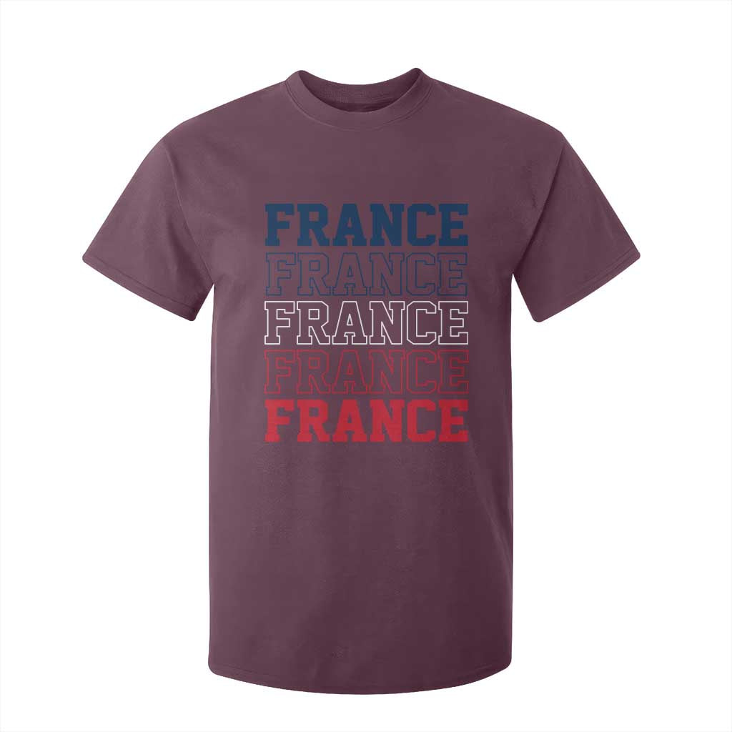 France Pride French Flag Patriotic Supporter T Shirt For Kid TS12 Print Your Wear