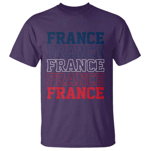 France Pride French Flag Patriotic Supporter T Shirt TS12 Print Your Wear