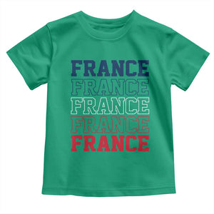 France Pride French Flag Patriotic Supporter Toddler T Shirt TS12 Irish Green Print Your Wear