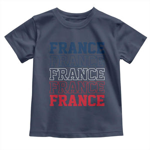 France Pride French Flag Patriotic Supporter Toddler T Shirt TS12 Navy Print Your Wear