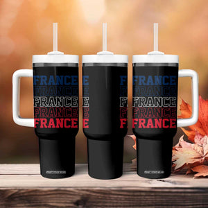 France Pride French Flag Patriotic Supporter Tumbler With Handle TS12 Print Your Wear
