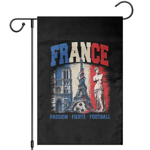 France Soccer Fan Passion Garden Flag Fierté Football French Supporter Gift TS12 Black Print Your Wear