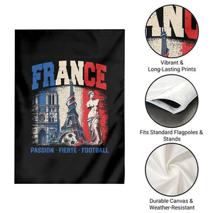 France Soccer Fan Passion Garden Flag Fierté Football French Supporter Gift TS12 Print Your Wear