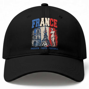 France Soccer Fan Passion Baseball Cap Fierté Football French Supporter Gift TS12 Print Your Wear