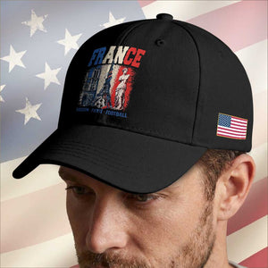 France Soccer Fan Passion Baseball Cap Fierté Football French Supporter Gift TS12 Print Your Wear