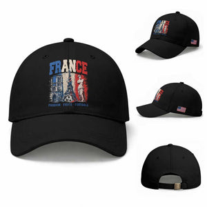 France Soccer Fan Passion Baseball Cap Fierté Football French Supporter Gift TS12 Baseball Cap Universal Fit Black Print Your Wear