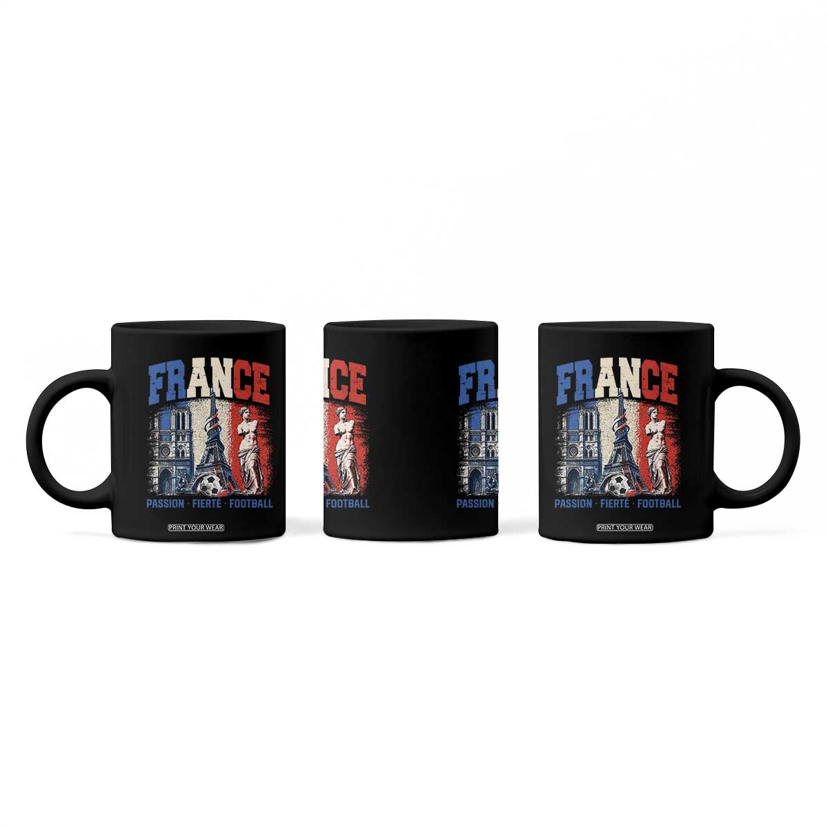 France Soccer Fan Passion Coffee Mug Fierté Football French Supporter Gift TS12 Print Your Wear