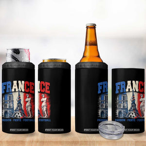 France Soccer Fan Passion 4 in 1 Can Cooler Tumbler Fierté Football French Supporter Gift TS12 Print Your Wear