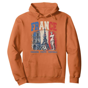 France Soccer Fan Passion Hoodie Fierté Football French Supporter Gift TS12 Orange Print Your Wear