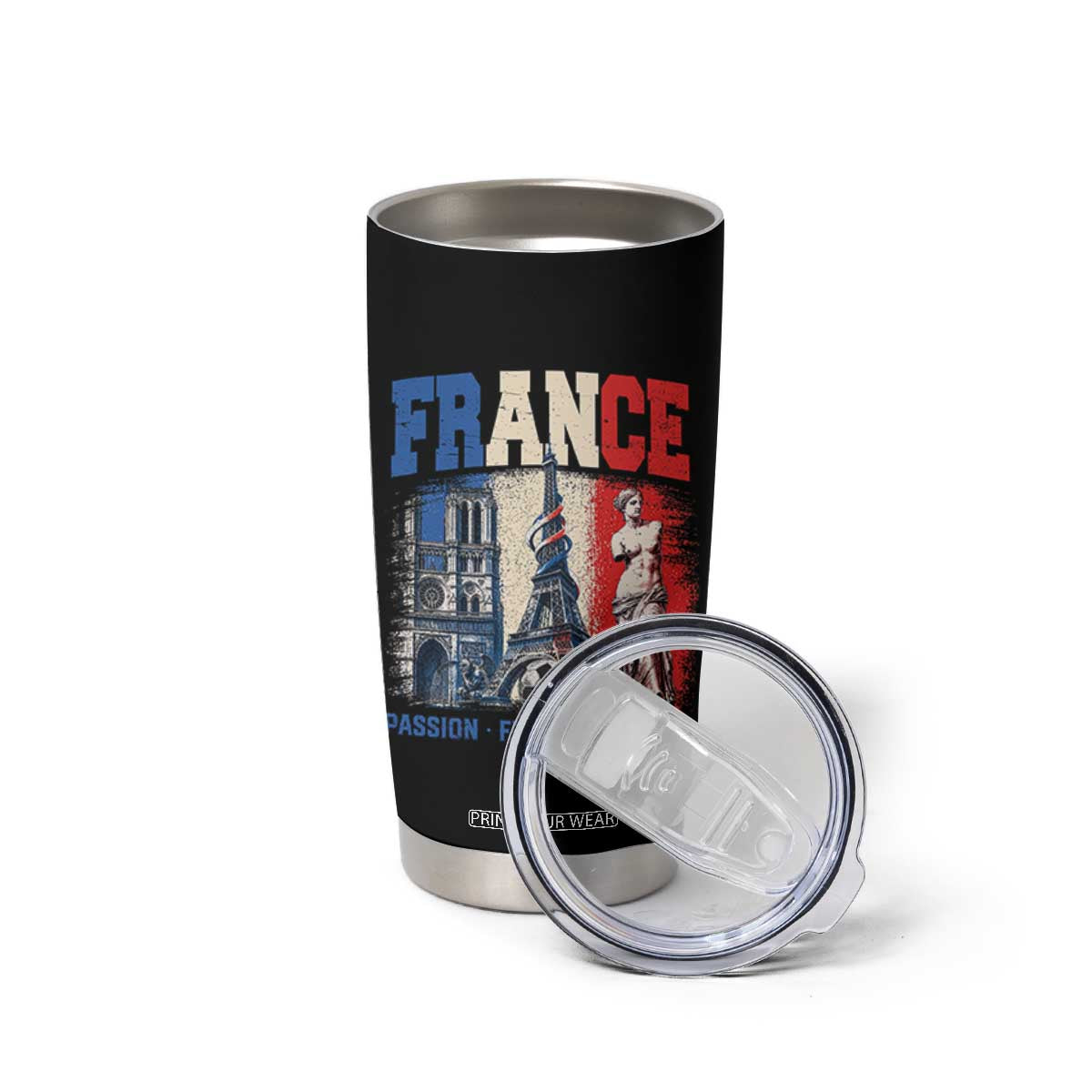 France Soccer Fan Passion Tumbler Cup Fierté Football French Supporter Gift TS12 Print Your Wear