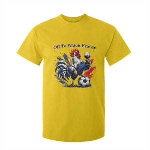 Funny French Rooster Soccer Fan T Shirt For Kid Off To Watch France TS12 Daisy Print Your Wear