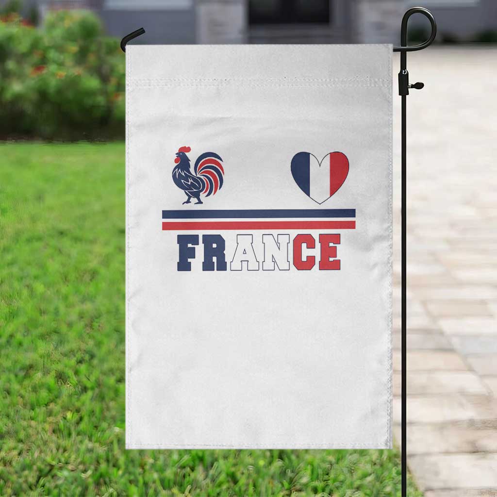 Patriotic France Soccer Fan Garden Flag Fierté Football Française TS12 Print Your Wear