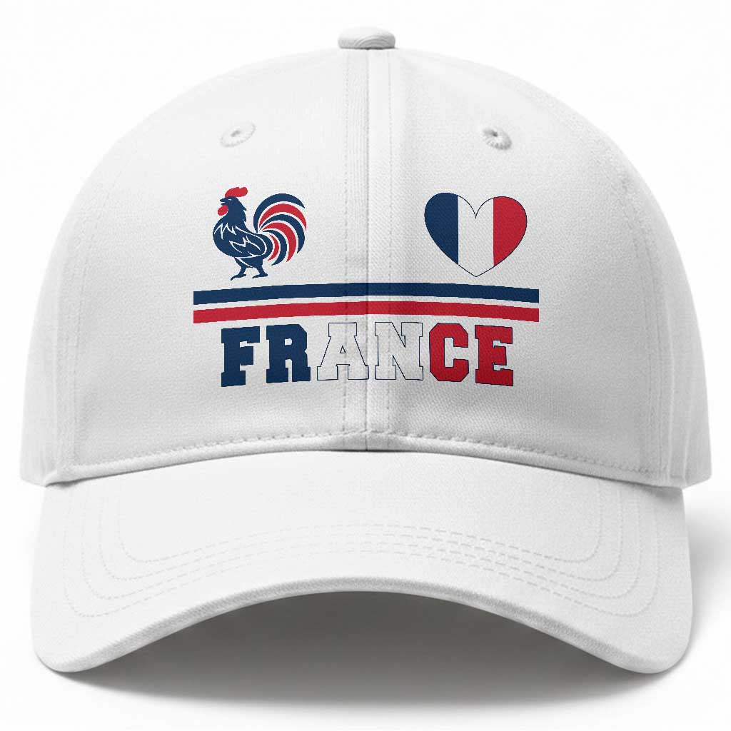 Patriotic France Soccer Fan Baseball Cap Fierté Football Française TS12 Print Your Wear