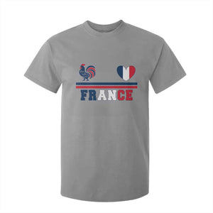 Patriotic France Soccer Fan T Shirt For Kid Fierté Football Française TS12 Sport Gray Print Your Wear