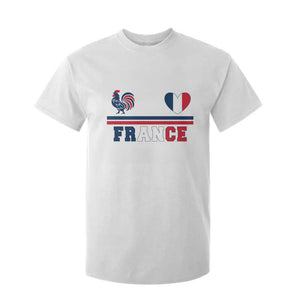 Patriotic France Soccer Fan T Shirt For Kid Fierté Football Française TS12 White Print Your Wear