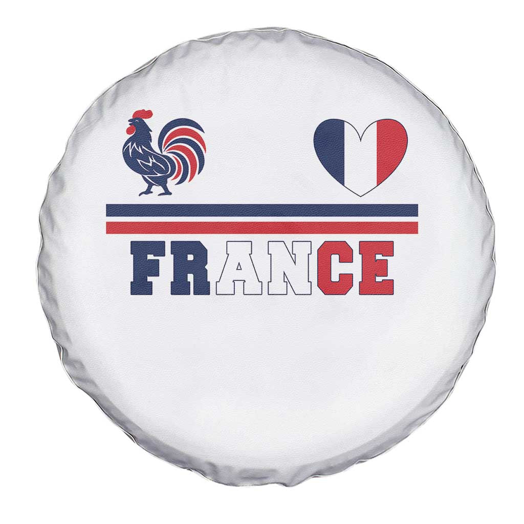 Patriotic France Soccer Fan Spare Tire Cover Fierté Football Française TS12 Print Your Wear