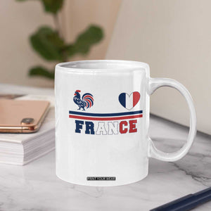 Patriotic France Soccer Fan Coffee Mug Fierté Football Française TS12 Print Your Wear