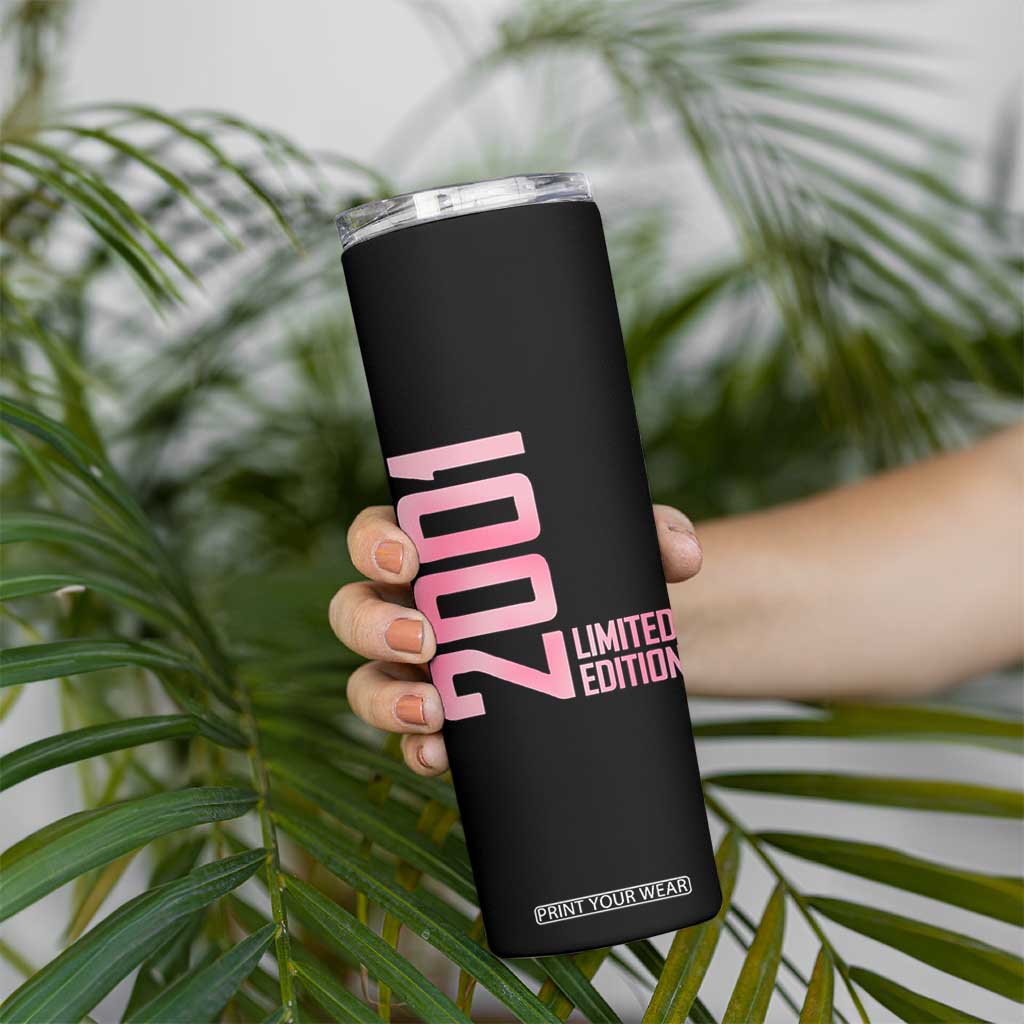 Vintage 25th Birthday Limited Edition 2001 Gift Skinny Tumbler TS12 Print Your Wear