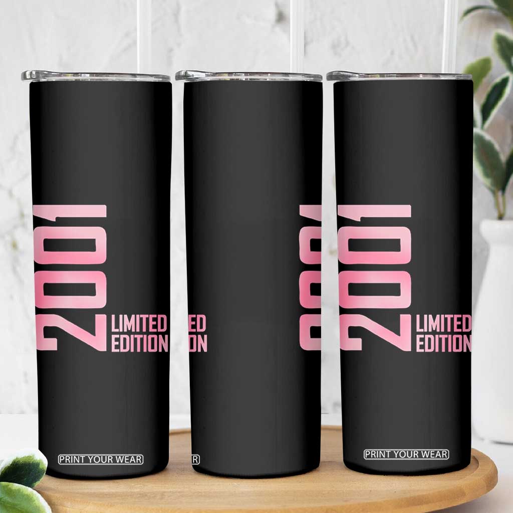 Vintage 25th Birthday Limited Edition 2001 Gift Skinny Tumbler TS12 Print Your Wear