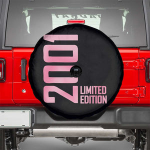 Vintage 25th Birthday Limited Edition 2001 Gift Spare Tire Cover TS12 Black Print Your Wear