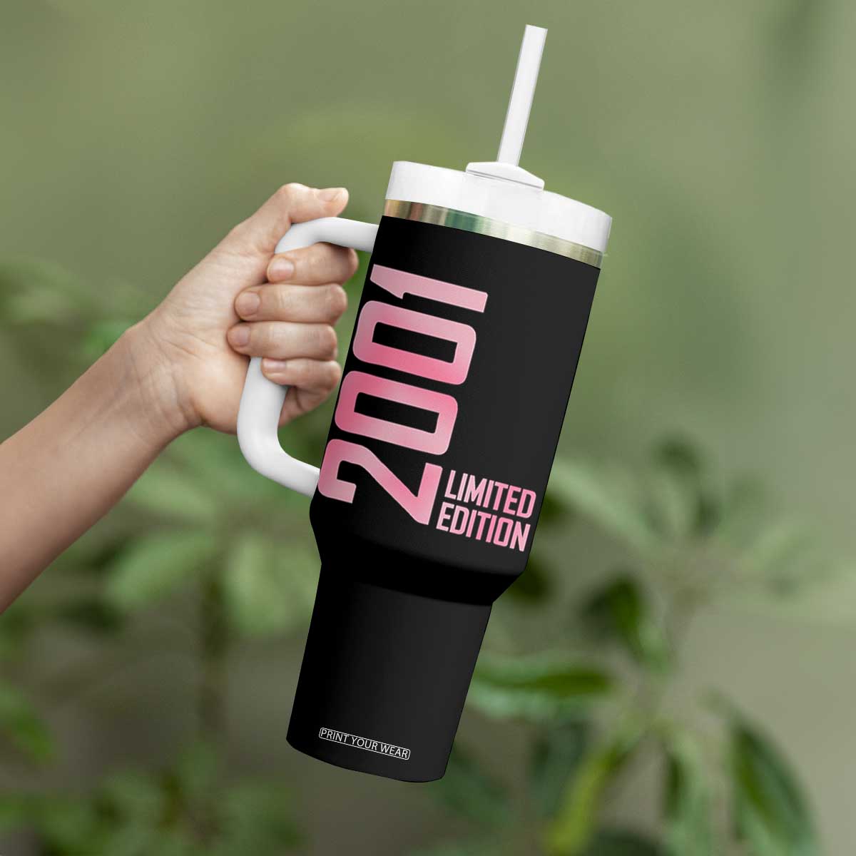 Vintage 25th Birthday Limited Edition 2001 Gift Tumbler With Handle TS12 Print Your Wear