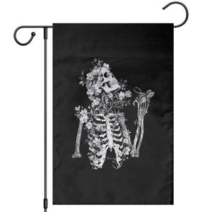 Gothic Grunge Floral Skeleton Garden Flag Dark Alternative Aesthetic For Women TS12 Black Print Your Wear