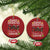 Xmas Dachshund Christmas Ornament Funny Easily Distracted By Wieners - Print Your Wear
