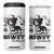 Funny Cowboy Dog 4 in 1 Can Cooler Tumbler Howdy Dachshund Vintage Western TS12 One Size: 16 oz White Print Your Wear