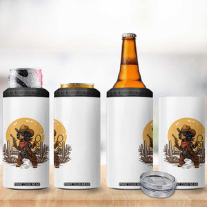 Funny Dachshund Cowboy 4 in 1 Can Cooler Tumbler Western Wiener Dog TS12 Print Your Wear