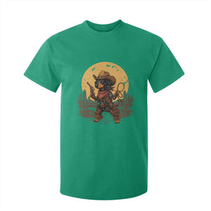 Funny Dachshund Cowboy T Shirt For Kid Western Wiener Dog TS12 Irish Green Print Your Wear