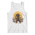 Funny Dachshund Cowboy Tank Top Western Wiener Dog - Print Your Wear