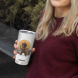 Funny Dachshund Cowboy Tumbler Cup Western Wiener Dog TS12 Print Your Wear