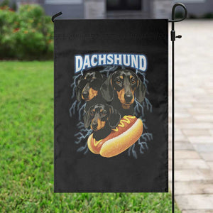 Dog Meme Garden Flag Funny Dachshund Dog In A Hot Dog Costume TS12 Print Your Wear