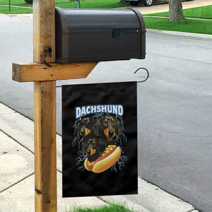 Dog Meme Garden Flag Funny Dachshund Dog In A Hot Dog Costume TS12 Print Your Wear
