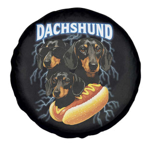 Dog Meme Spare Tire Cover Funny Dachshund Dog In A Hot Dog Costume TS12 Print Your Wear