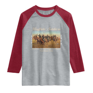 Buffalo Soldiers Black Cavalry 1866 Raglan Shirt African American Military History Black History Gift