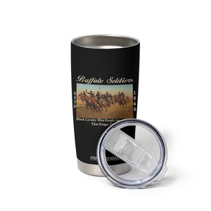 Buffalo Soldiers Black Cavalry 1866 Tumbler Cup African American Military History Black History Gift TS12 Print Your Wear