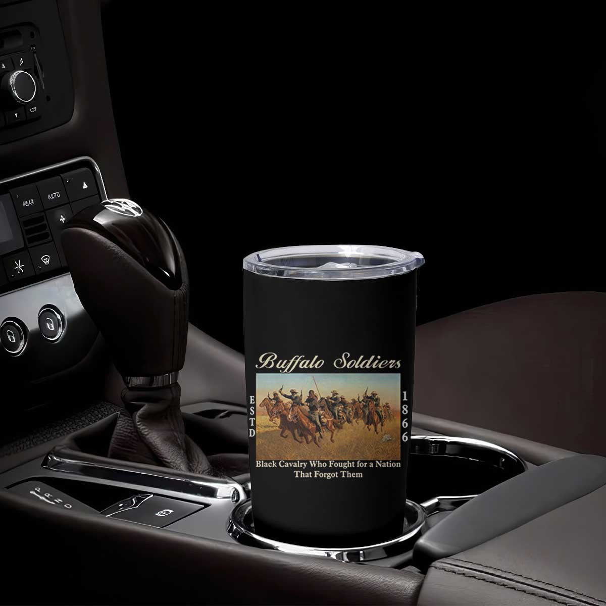 Buffalo Soldiers Black Cavalry 1866 Tumbler Cup African American Military History Black History Gift TS12 Print Your Wear