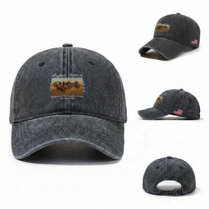 Buffalo Soldiers Black Cavalry 1866 Washed Cotton Baseball Cap African American Military History Black History Gift