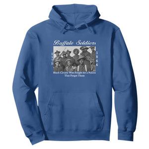 Buffalo Soldiers 1866 African American Cavalry Hoodie Black History Military Heritage Gift