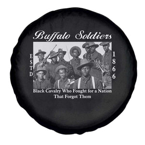 Buffalo Soldiers 1866 African American Cavalry Spare Tire Cover Black History Military Heritage Gift TS12 Print Your Wear