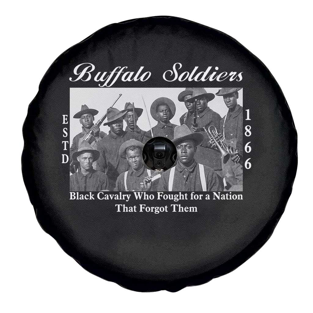 Buffalo Soldiers 1866 African American Cavalry Spare Tire Cover Black History Military Heritage Gift TS12 Print Your Wear