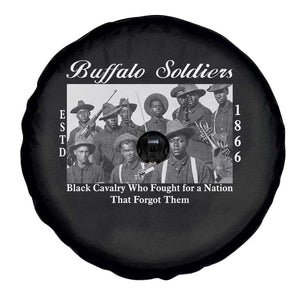 Buffalo Soldiers 1866 African American Cavalry Spare Tire Cover Black History Military Heritage Gift TS12 Print Your Wear
