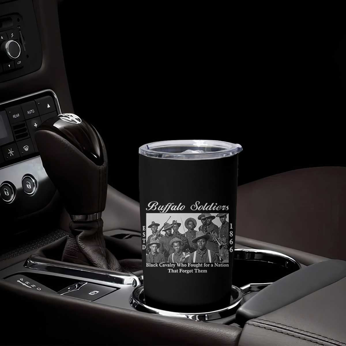 Buffalo Soldiers 1866 African American Cavalry Tumbler Cup Black History Military Heritage Gift TS12 Print Your Wear