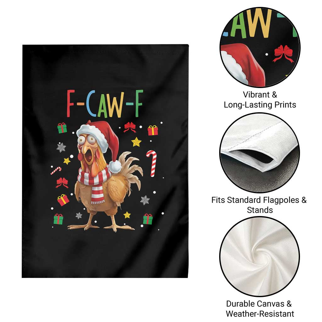 Funny F Caw F Chicken Joke Gift Garden Flag Christmas Gift TS12 Print Your Wear